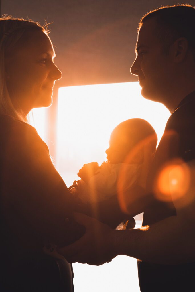 Babyfotos zu Hause machen lassen